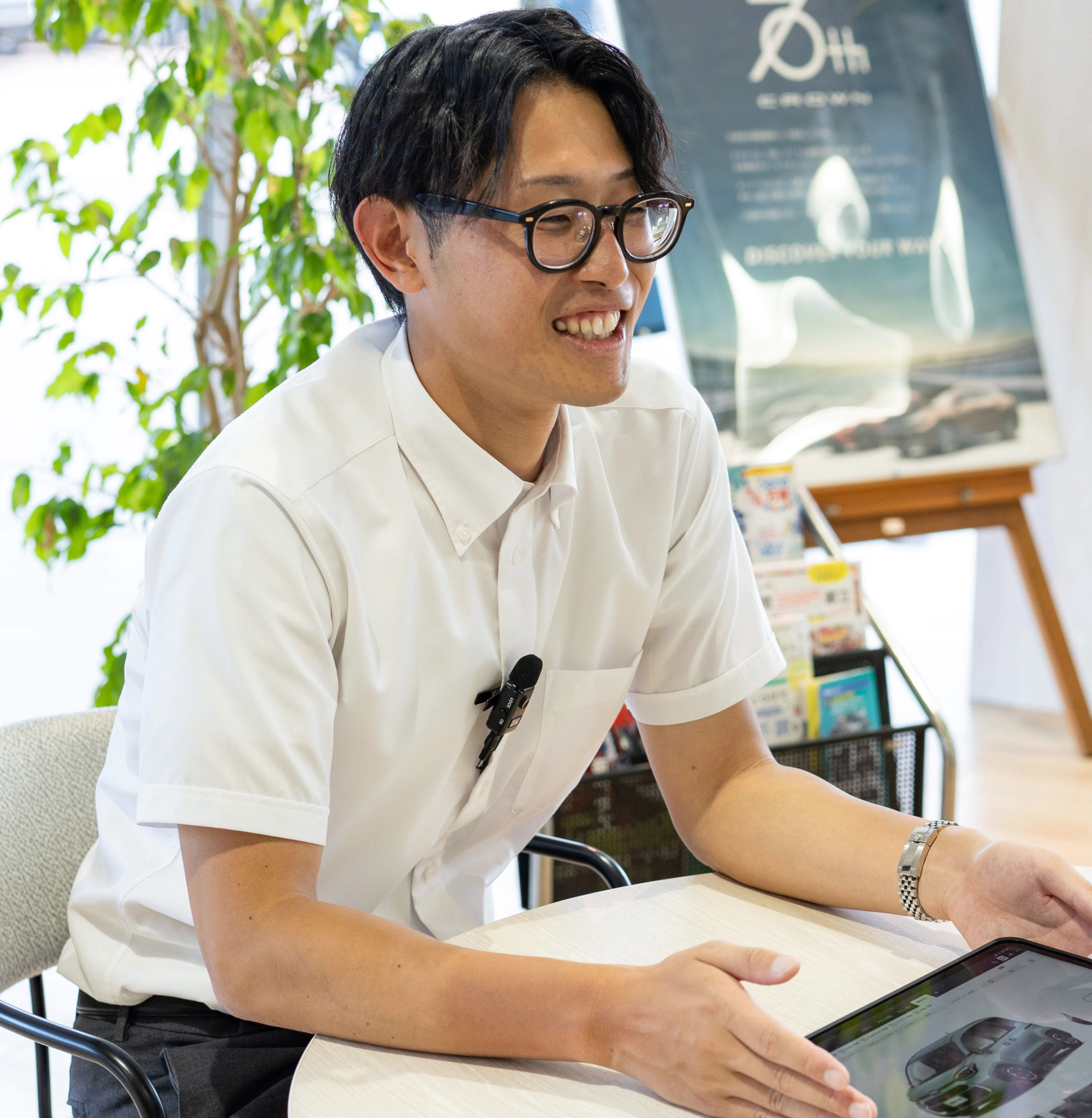 営業スタッフ 黒瀬さんのインタビュー写真